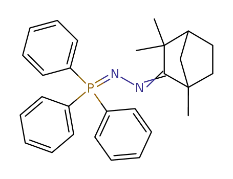 Molecular Structure of 1107-03-5 (Bicyclo[2.2.1]heptan-2-one, 1,3,3-trimethyl-,
(triphenylphosphoranylidene)hydrazone)