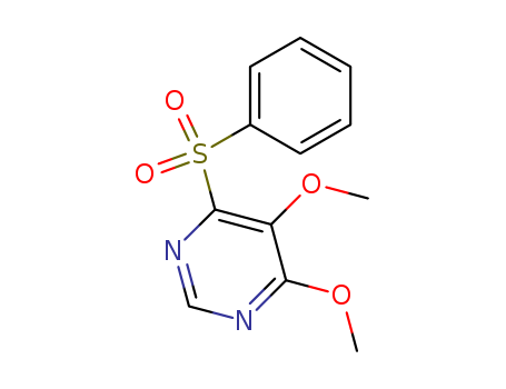 4,5-dimethoxy-6-(phenylsulfonyl)Pyrimidine