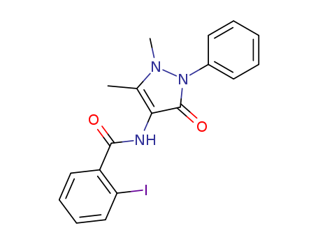 Benzamide, N-(2,3-dihydro-1,5-dimethyl-3-oxo-2-phenyl-1H-pyrazol-4-yl)-2-iodo-
