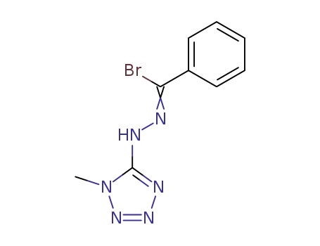 (Z)-N-(1-methyltetrazol-5-yl)benzenecarbohydrazonoyl bromide