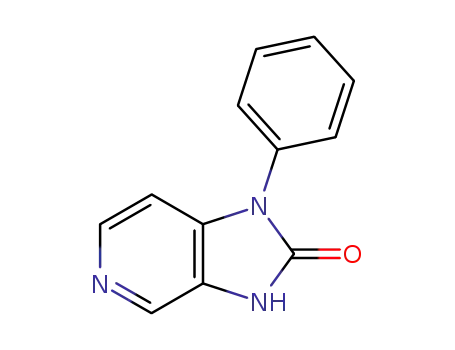 Molecular Structure of 50427-20-8 (2H-Imidazo[4,5-c]pyridin-2-one, 1,3-dihydro-1-phenyl-)