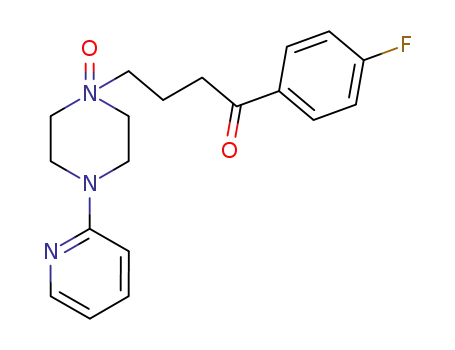 Molecular Structure of 66065-28-9 (1-Butanone, 1-(4-fluorophenyl)-4-[1-oxido-4-(2-pyridinyl)-1-piperazinyl]-)