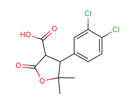 3-Furancarboxylic acid,
4-(3,4-dichlorophenyl)tetrahydro-5,5-dimethyl-2-oxo-