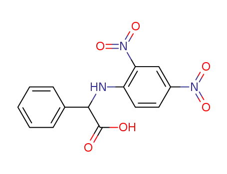 Benzeneacetic acid, a-[(2,4-dinitrophenyl)amino]-