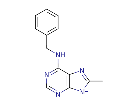 1H-Purin-6-amine, 8-methyl-N-(phenylmethyl)-