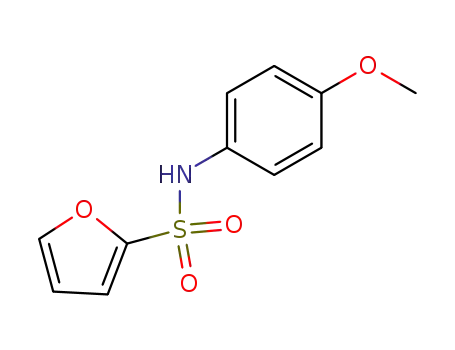 Molecular Structure of 52665-45-9 (2-Furansulfonamide, N-(4-methoxyphenyl)-)