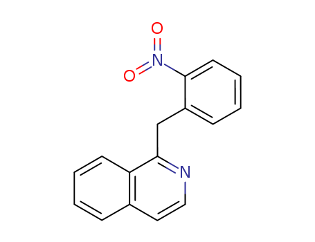 Molecular Structure of 17750-45-7 (Isoquinoline, 1-[(2-nitrophenyl)methyl]-)