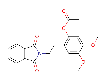 Molecular Structure of 61177-91-1 (1H-Isoindole-1,3(2H)-dione,
2-[2-[2-(acetyloxy)-4,5-dimethoxyphenyl]ethyl]-)