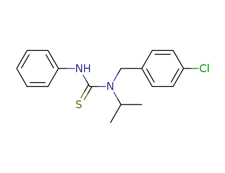 Thiourea, N-[(4-chlorophenyl)methyl]-N-(1-methylethyl)-N'-phenyl-