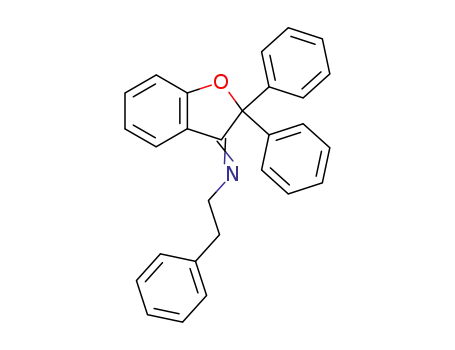 Molecular Structure of 66749-69-7 (Benzeneethanamine, N-(2,2-diphenyl-3(2H)-benzofuranylidene)-)