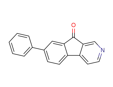 Molecular Structure of 62397-37-9 (9H-Indeno[2,1-c]pyridin-9-one, 7-phenyl-)