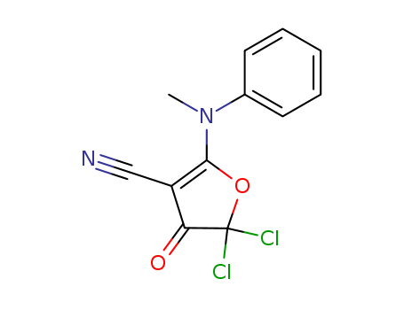 3-Furancarbonitrile,5,5-dichloro-4,5-dihydro-2-(methylphenylamino)-4-oxo-