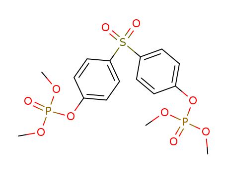 Molecular Structure of 19875-85-5 (Phosphoric acid,sulfonyldi-4,1-phenylene tetramethyl ester (9CI))