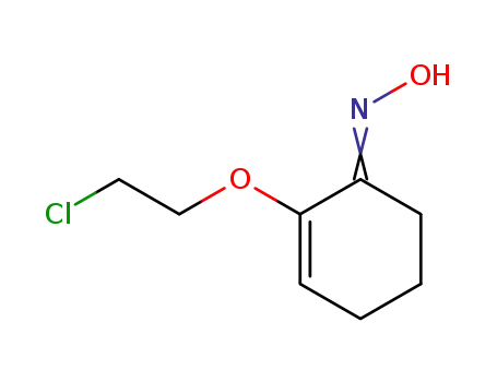 2-Cyclohexen-1-one, 2-(2-chloroethoxy)-, oxime