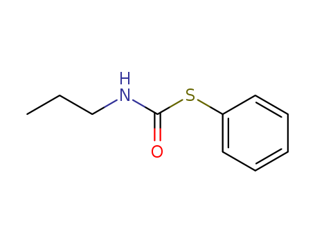 Molecular Structure of 14467-75-5 (Carbamothioicacid, propyl-, S-phenyl ester (9CI))