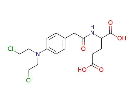 32303-89-2,Glutamic acid,N-[[4-[bis(2-chloroethyl)amino]- phenyl]acetyl]- ,