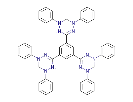 1,2,4,5-Tetrazin-1(2H)-yl,
6,6',6''-(1,3,5-benzenetriyl)tris[3,4-dihydro-2,4-diphenyl-