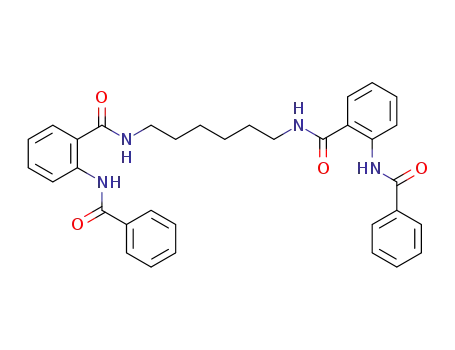 Molecular Structure of 60498-46-6 (Benzamide, N,N'-1,6-hexanediylbis[2-(benzoylamino)-)
