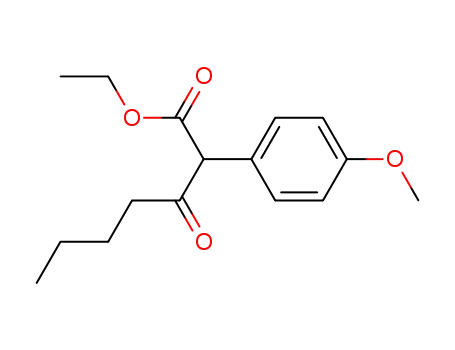 2-(4-Methoxy-phenyl)-3-oxo-heptansaeureethylester