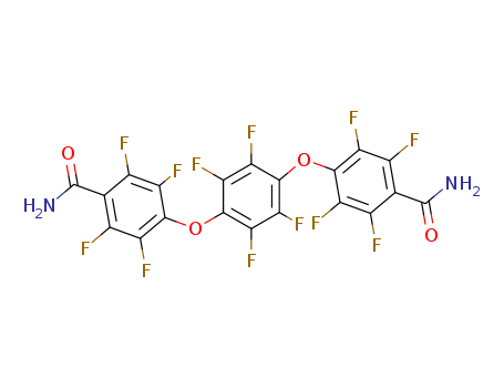 Benzamide,4,4'-[(2,3,5,6-tetrafluoro-p-phenylene)dioxy]bis[2,3,5,6-tetrafluoro- (8CI)