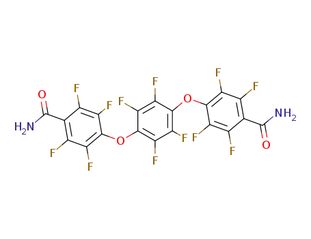 Molecular Structure of 14796-02-2 (Benzamide,4,4'-[(2,3,5,6-tetrafluoro-p-phenylene)dioxy]bis[2,3,5,6-tetrafluoro- (8CI))