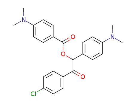 Benzoic acid, 4-(dimethylamino)-,
2-(4-chlorophenyl)-1-[4-(dimethylamino)phenyl]-2-oxoethyl ester