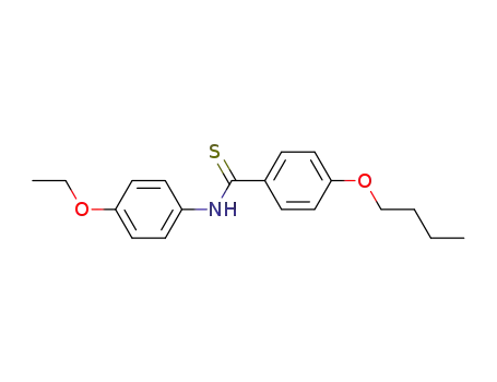 Molecular Structure of 5198-08-3 (Benzenecarbothioamide, 4-butoxy-N-(4-ethoxyphenyl)-)