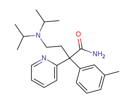 Molecular Structure of 5005-58-3 (2-Pyridineacetamide,R-[2-[bis(1-methylethyl)- amino]ethyl]-R-(3-methylphenyl)- )
