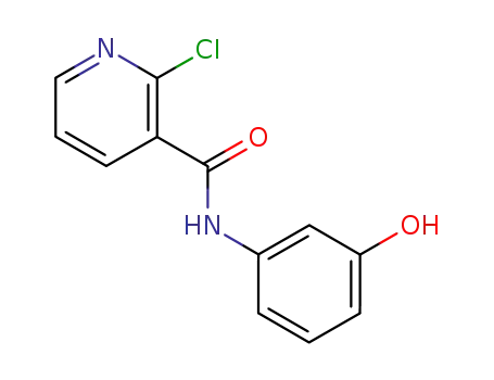 Molecular Structure of 57841-60-8 (3-Pyridinecarboxamide, 2-chloro-N-(3-hydroxyphenyl)-)