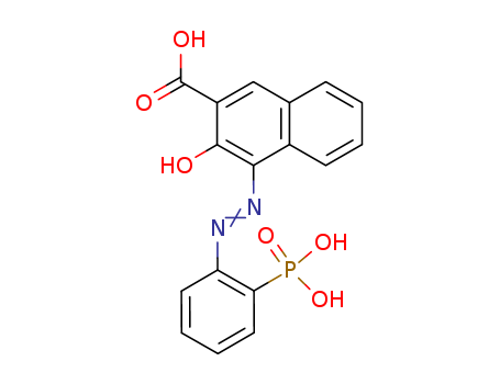 2-Naphthalenecarboxylic acid, 3-hydroxy-4-[(2-phosphonophenyl)azo]-