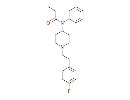 Molecular Structure of 1506-86-1 (Propanamide, N-[1-[2-(4-fluorophenyl)ethyl]-4-piperidinyl]-N-phenyl-)