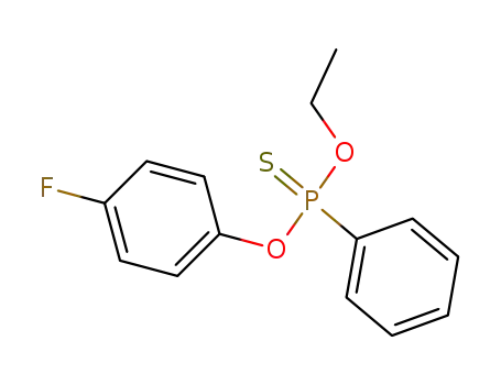 Molecular Structure of 57856-23-2 (Phosphonothioic acid, phenyl-, O-ethyl O-(4-fluorophenyl) ester)