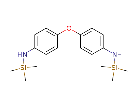 Molecular Structure of 1571-54-6 (Silanamine, N,N'-(oxydi-4,1-phenylene)bis[1,1,1-trimethyl-)