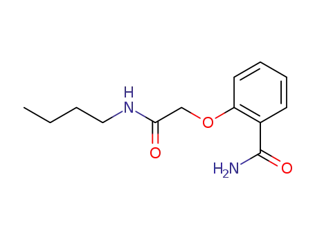 Molecular Structure of 90074-82-1 (Benzamide, 2-[2-(butylamino)-2-oxoethoxy]-)