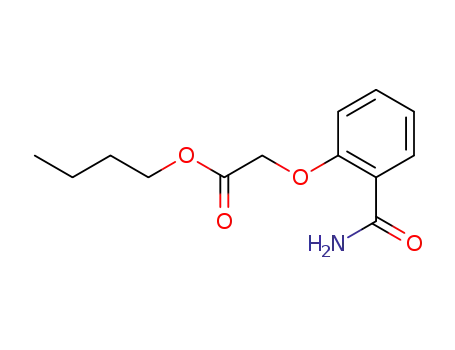 Molecular Structure of 90074-92-3 (Acetic acid, [2-(aminocarbonyl)phenoxy]-, butyl ester)