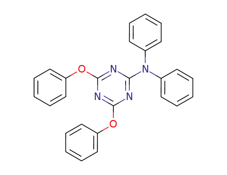 Molecular Structure of 4036-51-5 (1,3,5-Triazin-2-amine, 4,6-diphenoxy-N,N-diphenyl-)