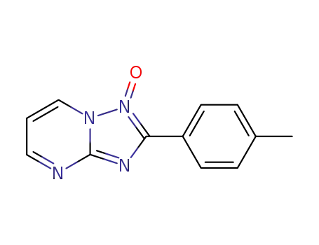 Molecular Structure of 54296-37-6 ([1,2,4]Triazolo[1,5-a]pyrimidine, 2-(4-methylphenyl)-, 1-oxide)