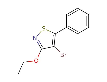 Molecular Structure of 18174-87-3 (Isothiazole, 4-bromo-3-ethoxy-5-phenyl-)