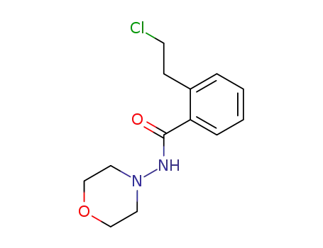 Molecular Structure of 39191-96-3 (Benzamide, 2-(2-chloroethyl)-N-4-morpholinyl-)
