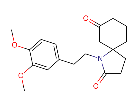 1-Azaspiro[4.5]decane-2,7-dione, 1-[2-(3,4-dimethoxyphenyl)ethyl]-