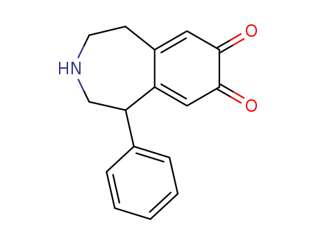 Molecular Structure of 69213-56-5 (1H-3-Benzazepine-7,8-dione, 2,3,4,5-tetrahydro-1-phenyl-)
