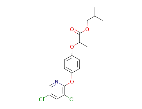 Propanoic acid, 2-[4-[(3,5-dichloro-2-pyridinyl)oxy]phenoxy]-,
2-methylpropyl ester