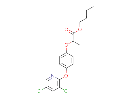 Propanoic acid, 2-[4-[(3,5-dichloro-2-pyridinyl)oxy]phenoxy]-, butyl ester