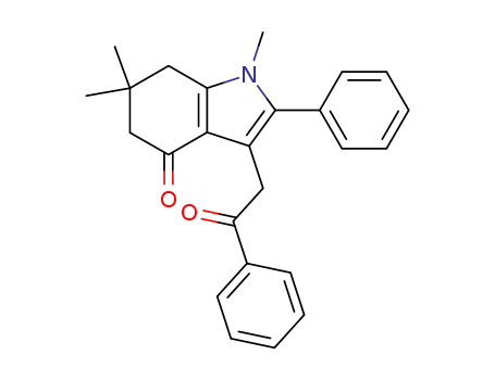 4H-Indol-4-one,
1,5,6,7-tetrahydro-1,6,6-trimethyl-3-(2-oxo-2-phenylethyl)-2-phenyl-