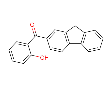 Molecular Structure of 22256-46-8 (Methanone, 9H-fluoren-2-yl(2-hydroxyphenyl)-)