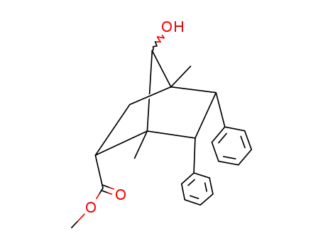 Bicyclo[2.2.1]heptane-2-carboxylic acid,
7-hydroxy-1,4-dimethyl-5,6-diphenyl-, methyl ester