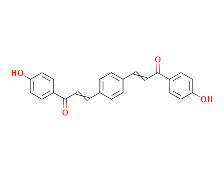 2-Propen-1-one, 3,3'-(1,4-phenylene)bis[1-(4-hydroxyphenyl)-