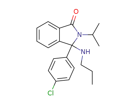 1H-Isoindol-1-one,
3-(4-chlorophenyl)-2,3-dihydro-2-(1-methylethyl)-3-(propylamino)-