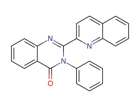 Molecular Structure of 38275-21-7 (4(3H)-Quinazolinone, 3-phenyl-2-(2-quinolinyl)-)