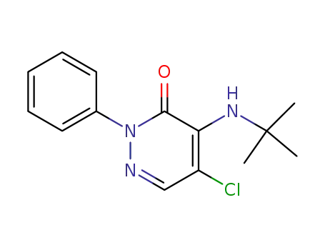 3(2H)-Pyridazinone, 5-chloro-4-[(1,1-dimethylethyl)amino]-2-phenyl-